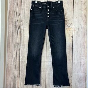 J.Crew Demi Boot Crop Womens Buttonfly Jeans size 26